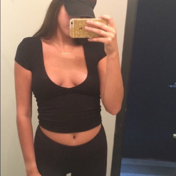 LF Tops - LF Emma and Sam Deep V Tee